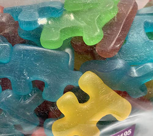 McCormicks Puzzle Piece Gummy Candies  - 2.5kg/5.5 lb. Bag - Perfect for Puzzle Lovers! {Imported from Canada}