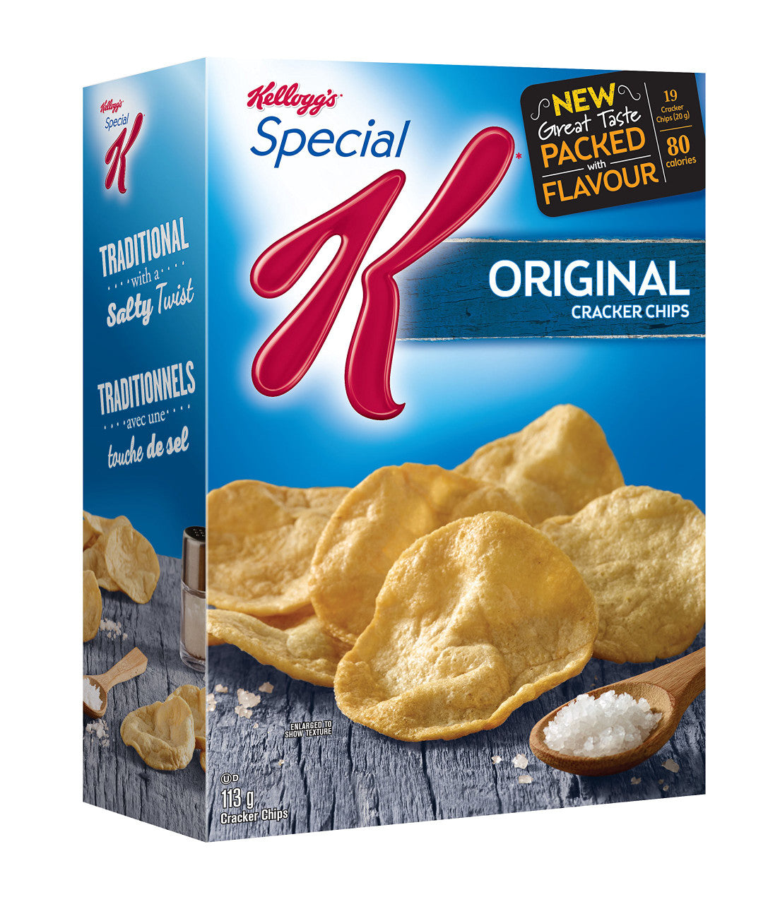 Kellogg's Special K Cracker Chips Original 113g/3.98oz {Imported from Canada}