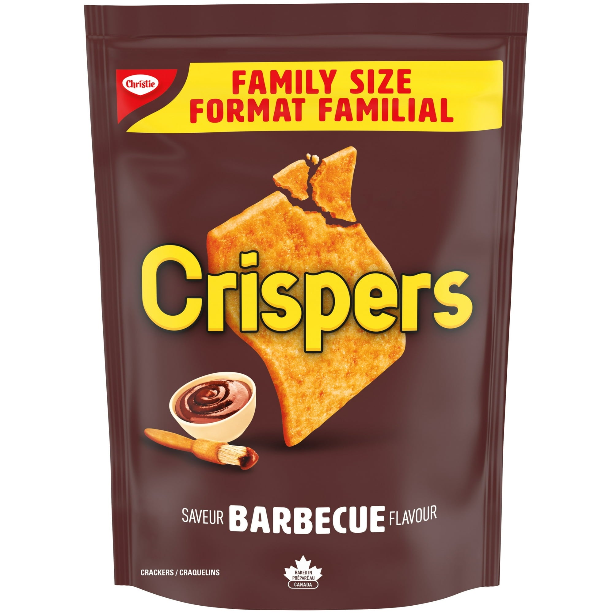 Crispers Barbecue Crackers front