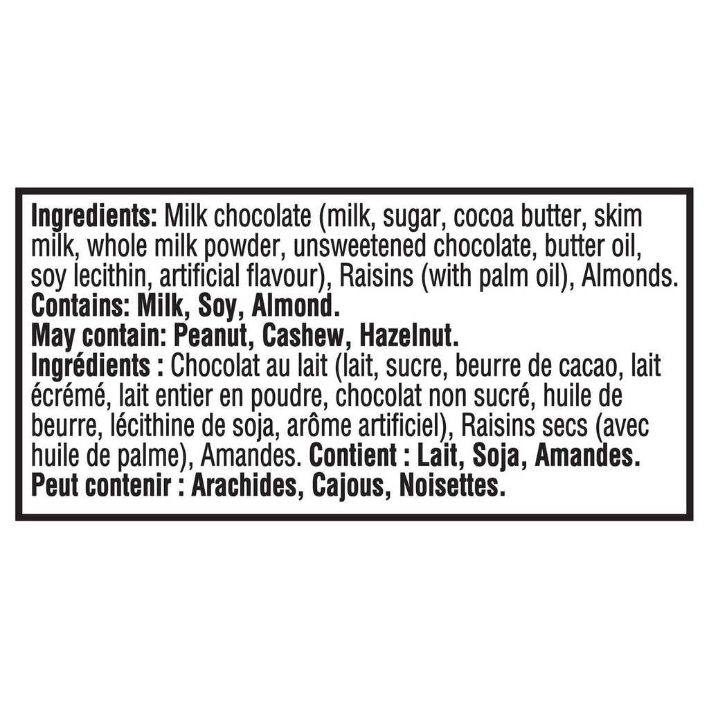 Cadbury Dairy Milk Chocolate Bar, Fruit and Nut, 100g/3.5oz {Canadian}