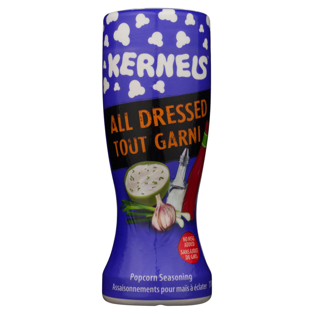 Kernels Popcorn Seasoning All Dressed, 110g (2 Pack) (Imported from Canada)