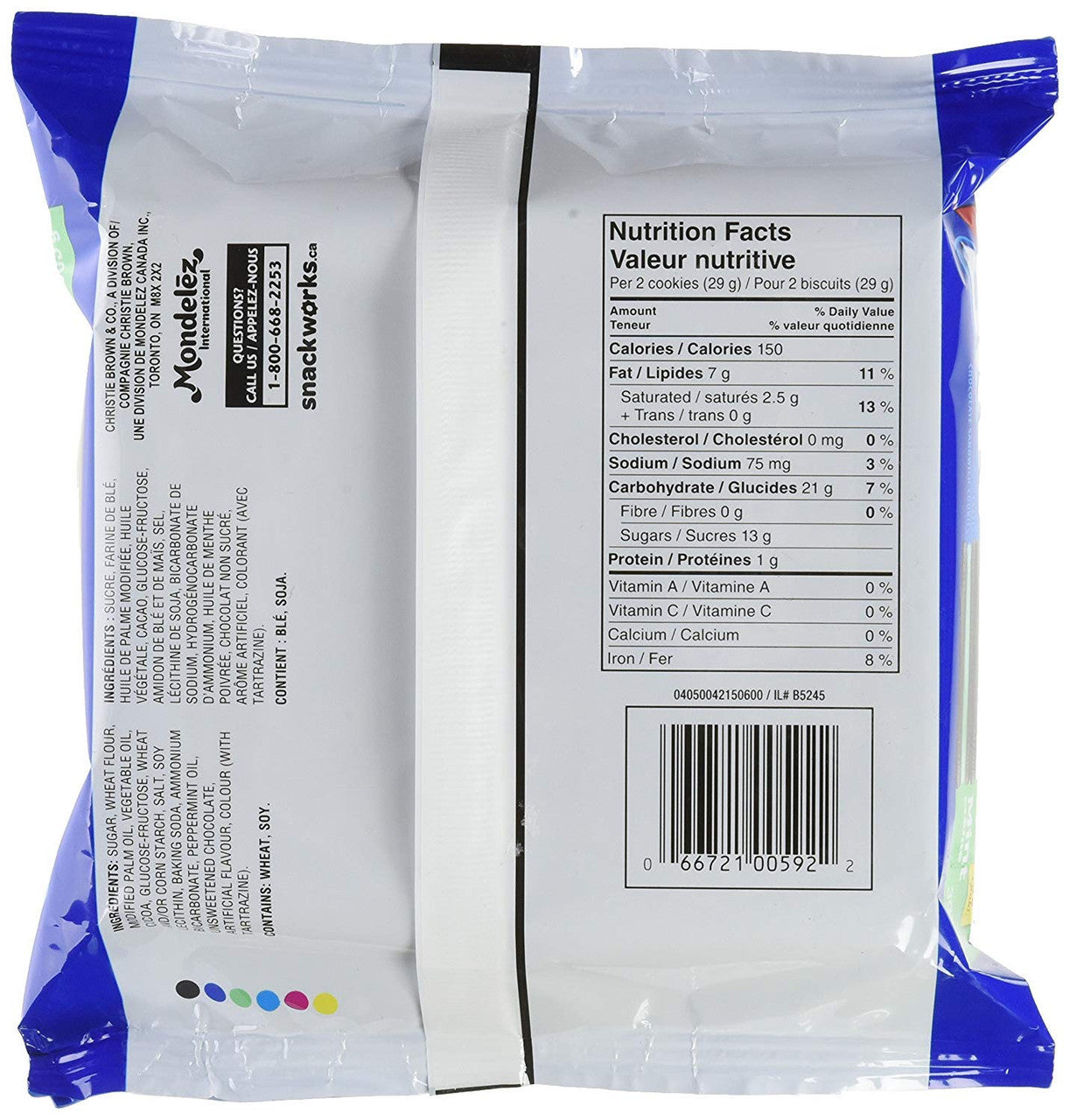 Oreo Mint Sandwich - Cookies, 303g/10.7 oz., {Imported from Canada}