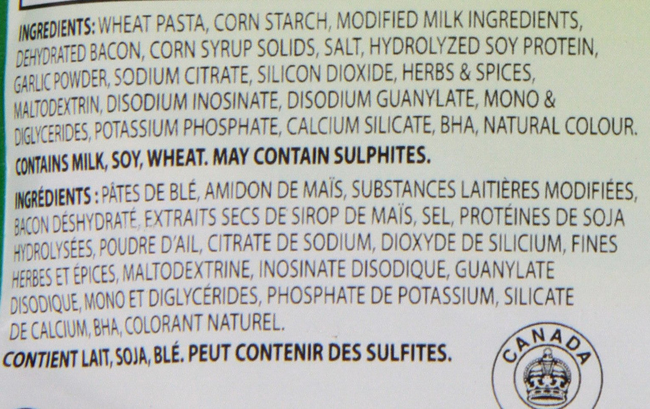 Knorr Sidekicks Creamy Bacon Carbonara Pasta 134g - {Imported from Canada}