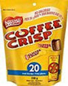 Coffee Crisp, 20 Snack Size Bars  (230g / 8.1oz) {Imported from Canada}