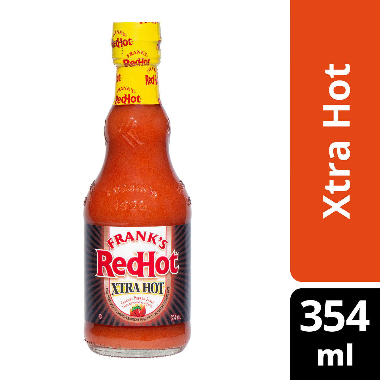 Frank's RedHot, Hot Sauce, Extra Hot, 354ml/12 oz., (Imported from Canada)