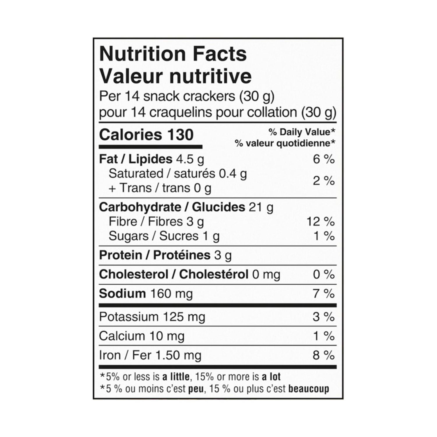 Triscuit Thin Crisps Zesty Jalapeno nutrition facts