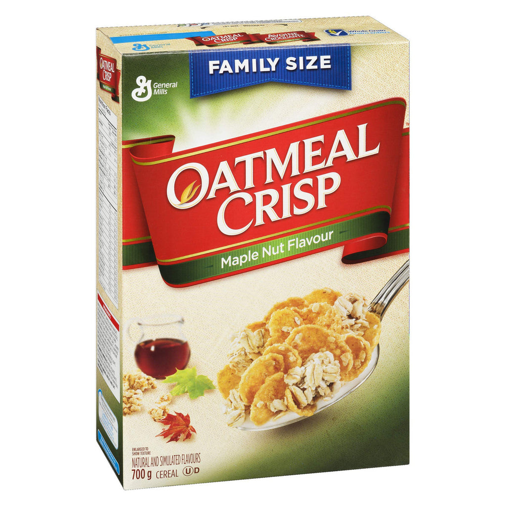 Oatmeal Crisp Maple Nut Flavour Cereal, 700 Gram {Imported from Canada}