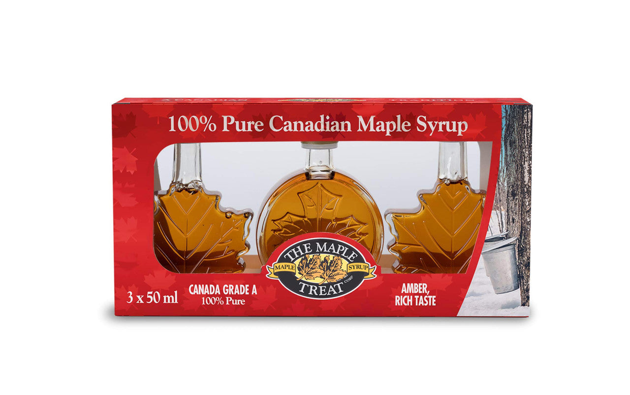 L B Maple Treat Maple Syrup in Glass Gift Box, 150ml/5.1 fl oz.  {Canadian}