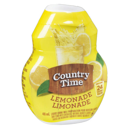 Country Time Liquid Drink Mix, Lemonade, 48mL (Pack of 12), {Imported from Canada}