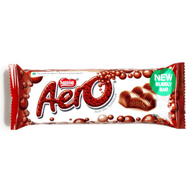 Nestle Aero Milk Chocolate Bar 1.4 oz(1 Item Per Order){Imported from Canada}
