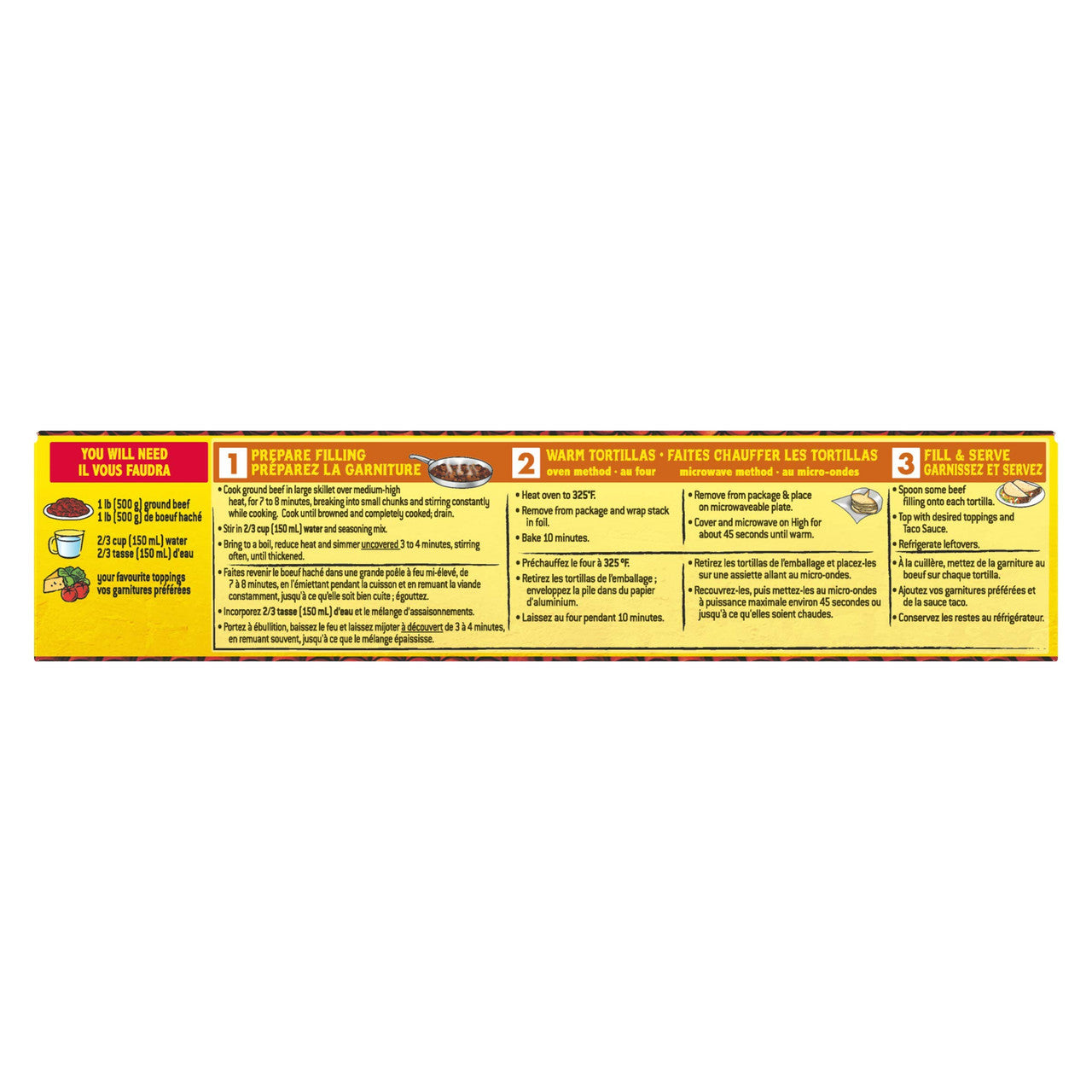 Old El Paso Soft Taco Dinner Kit, 400g/14.1 oz., {Imported from Canada}