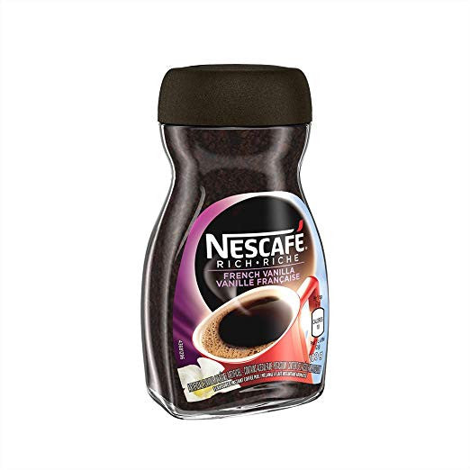 NESCAFE Rich French Vanilla, Instant Coffee, 100g Jar {Imported from Canada}