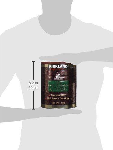 Kirkland Signature Supremo Bean Ground Coffee, 1.36kg/3lbs. {Canadian}