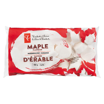 President's Choice Maple Flavour Marshmallows, 400g/14.1oz., {Imported from Canada}