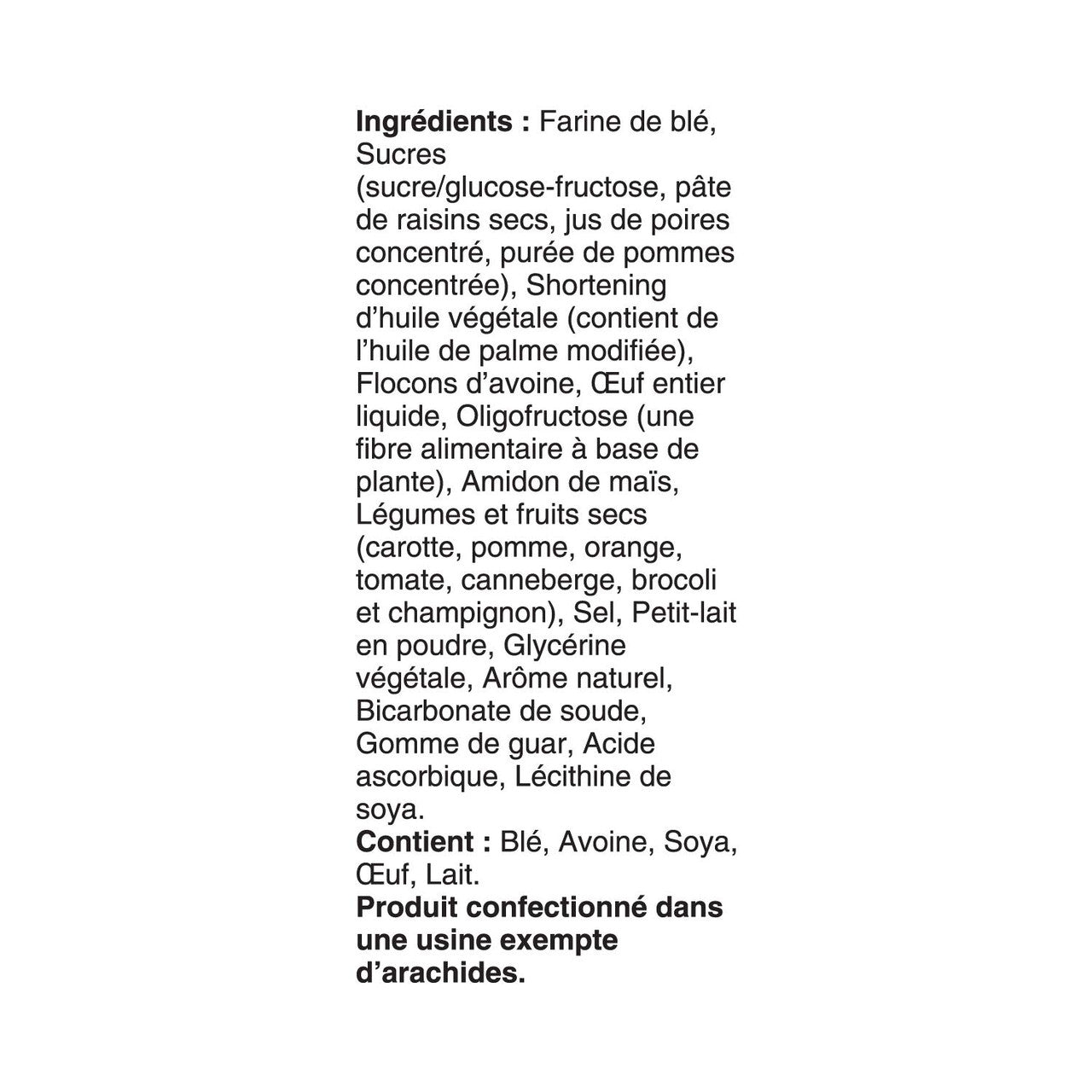 Dare Bear Paws Veggies & Fruit - Carrot Cake, 168g/5.9 oz., {Imported from Canada}