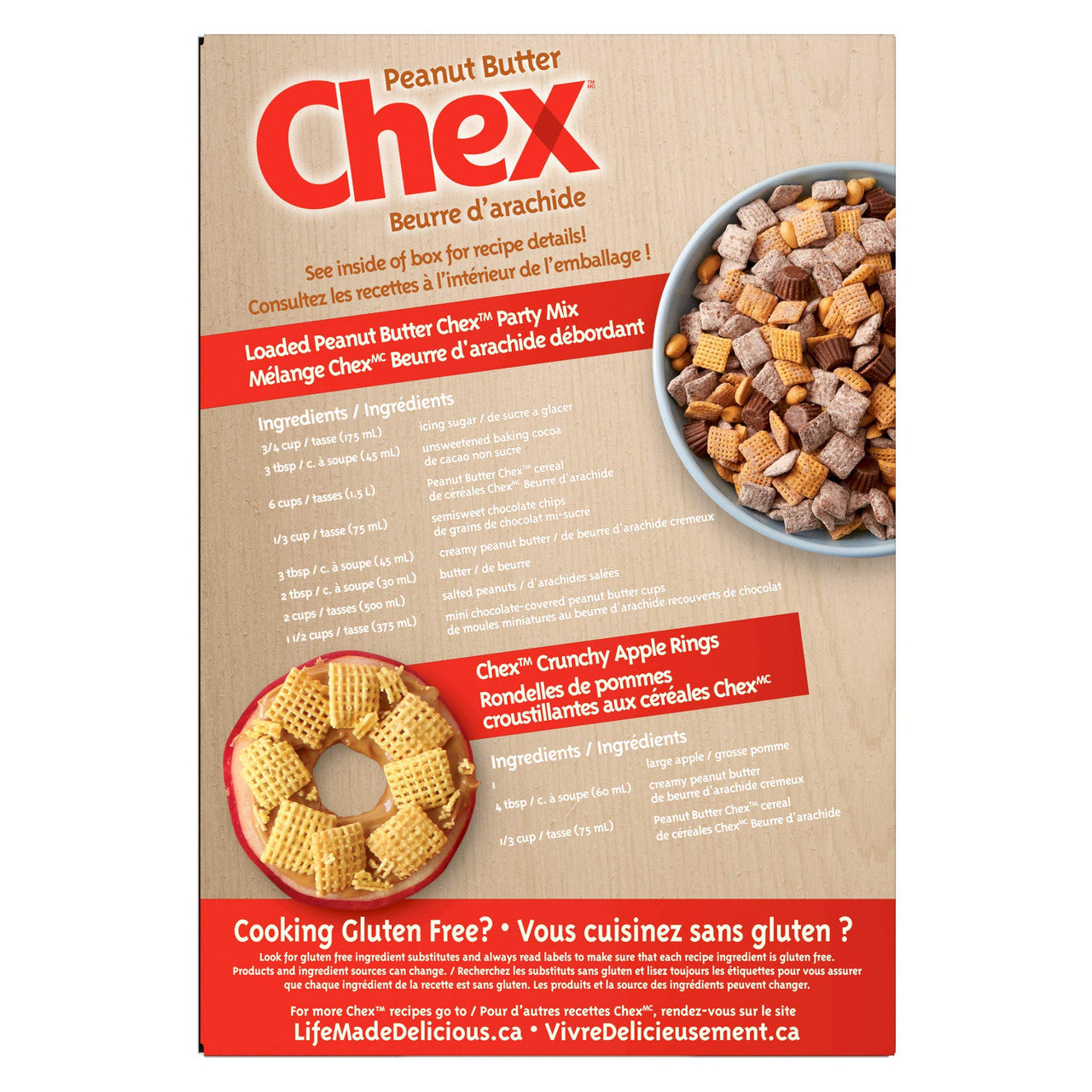 Chex Special Edition Gluten Free Peanut Butter Cereal, 340g/12 oz, {Imported from Canada}