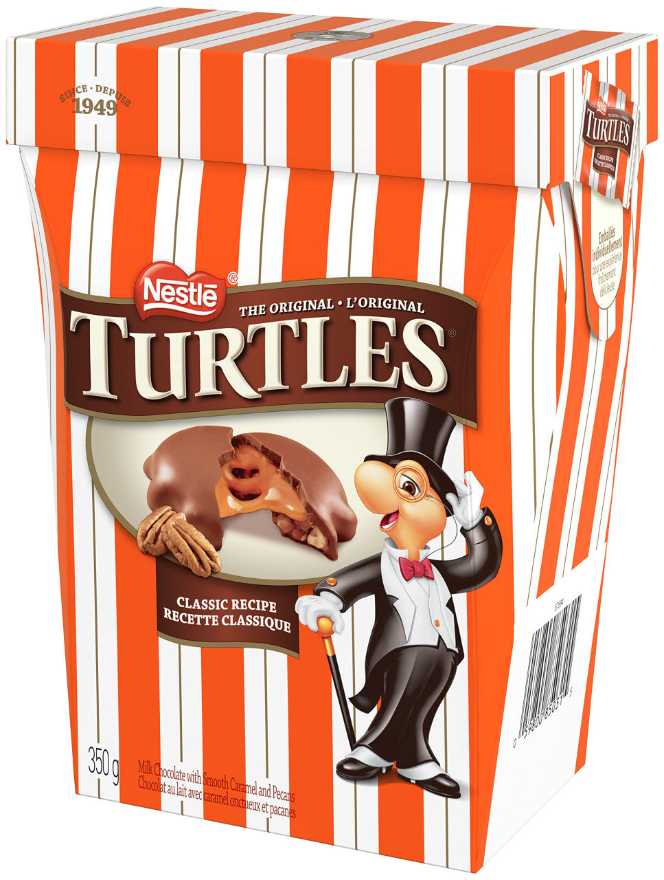 Nestle the Original Turtles 100% Pecan 350g/12.34oz Box {Imported from Canada}