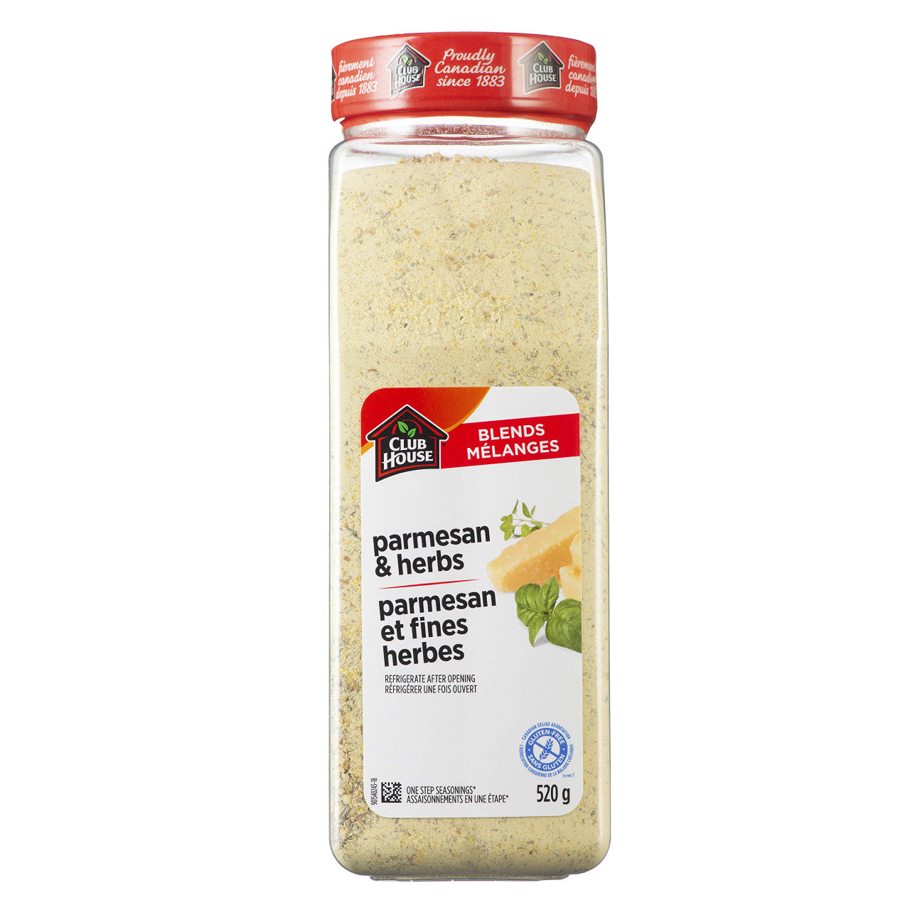 Club House Natural Herbs & Spices One Step Seasoning Parmesan & Herbs 520g