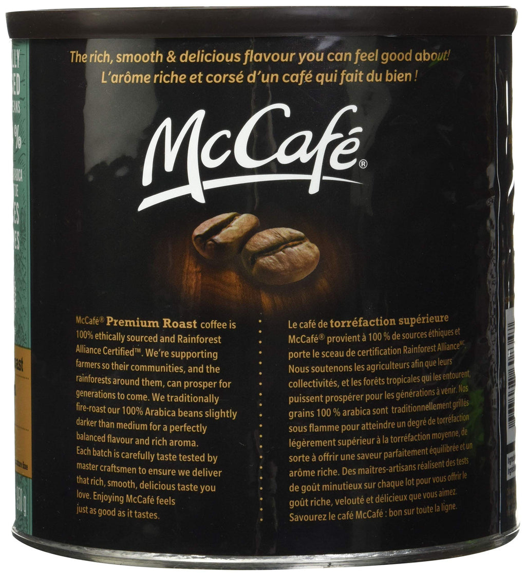 McCafe Medium Dark Premium Roast Ground Coffee, 950g/33.5 oz., {Imported from Canada}