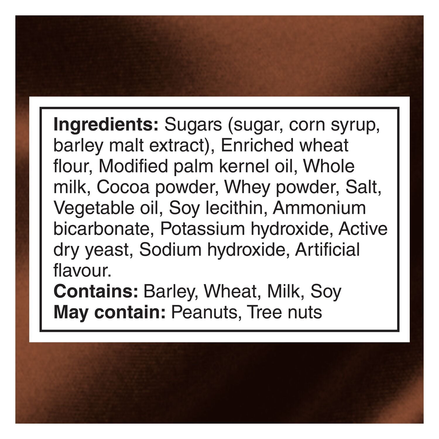 Rold Gold Classic Dipped Tiny Twists Pretzels, 198g/6.9 oz. - Ingredients Label 