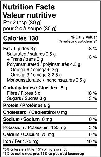 Holy Crap Apple Cinnamon Superseed Blend, Organic Gluten Free High Fiber Breakfast Cereal, 225g/7.9 oz. Pouch, 12 Count {Imported from Canada}