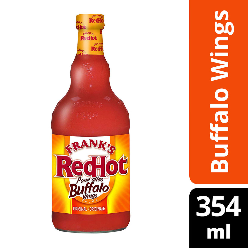 Frank's RedHot, Hot Sauce, Buffalo Wings Sauce, 354ml/12 oz, {Canadian)