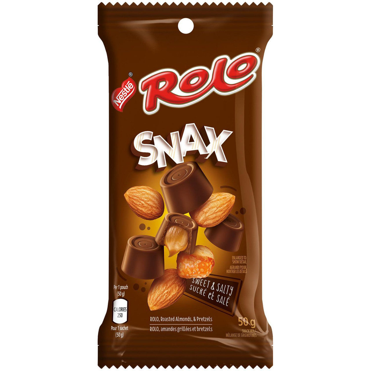 Nestle Rolo Snax Chocolate Snack Mix, 50g/1.8oz, 12pk, {Imported from Canada}