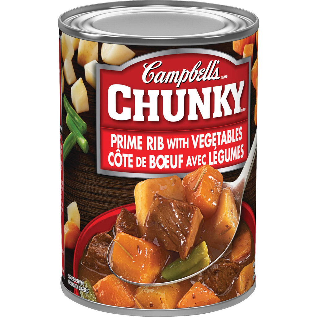 Campbell's Chunky Prime Rib Vegetable Soup, 540ml/18.3 oz {Imported from Canada)