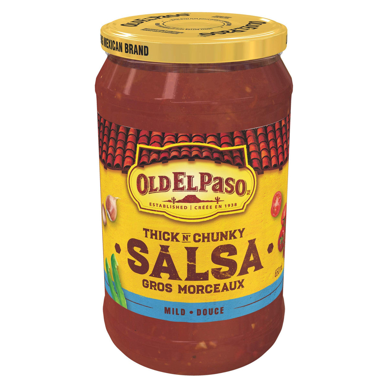 Old El Paso Thick 'n Chunky Mild Salsa, 650ml/22 fl.oz., {Imported from Canada}