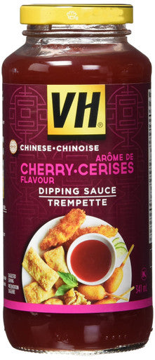 VH Cherry Dipping Sauce (12 Count), 341ml/11.5oz, Jars, {Imported from Canada}