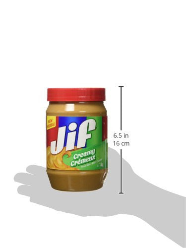 Jif Creamy Peanut Butter 1kg/35oz. (Imported from Canada)