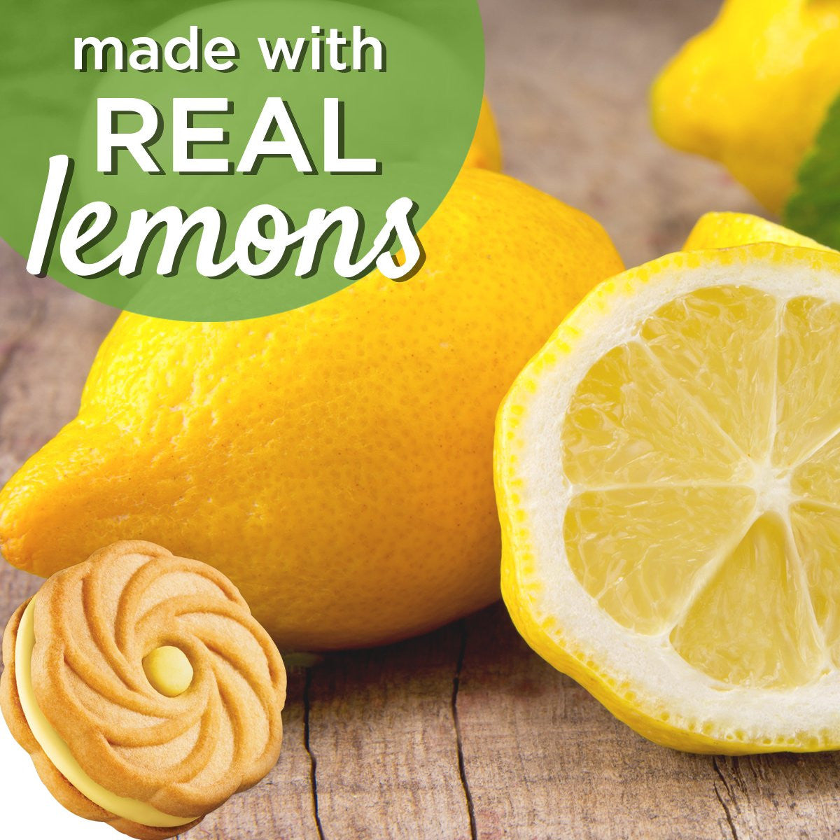 Dare Lemon Creme Filled Cookies, 290g/10.2oz, 12 Pack, (Imported from Canada)