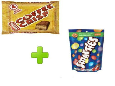 Coffee Crisp & Smarties Chocolate Bundle - {Imported From Canada}