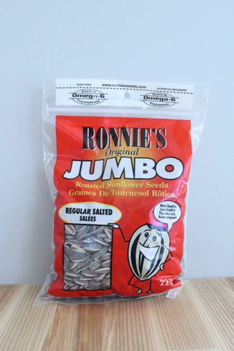 Ronnie's Original Roasted Salted Sunflower Seeds, 227g/8oz., {Imported from Canada}