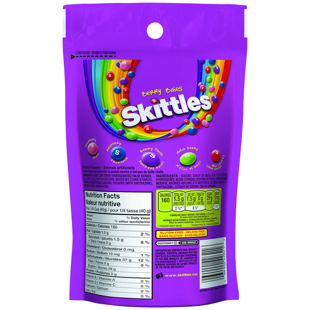 Skittles Berry, Mega-Pack, 320g/11.28oz, {Imported from Canada}