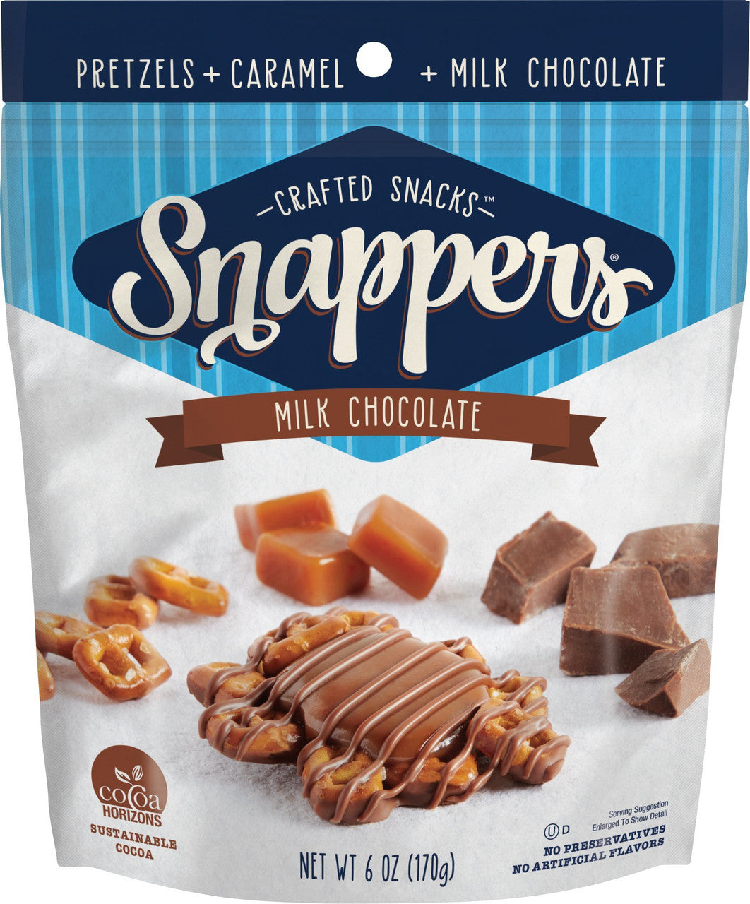 Snappers Original Milk Chocolate, 170g/6 oz., {Imported from Canada}