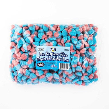 Juby Blue Raspberry Slice Gummies 2.5kg/5.5 lbs {Imported from Canada}