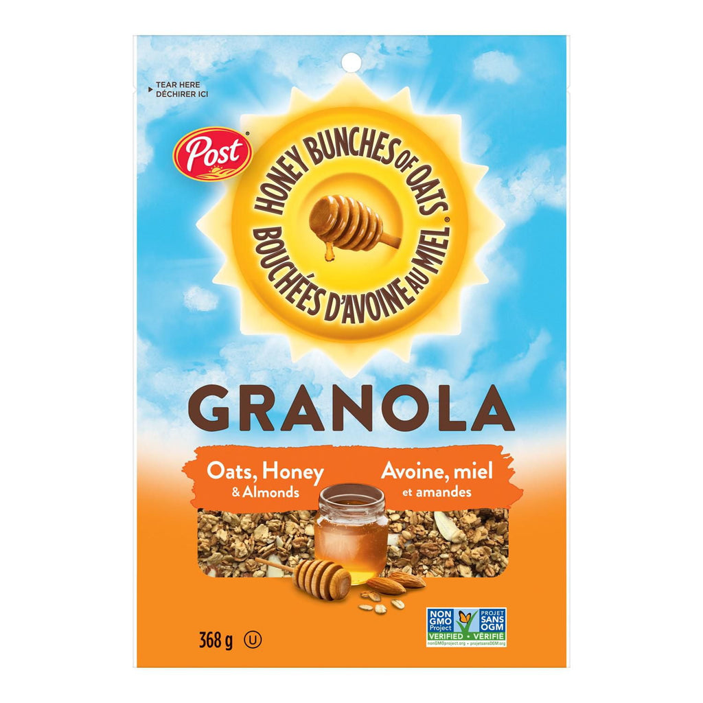 Post Honey Bunches of Oats Granola, Oats, Honey & Almonds, 368g/13 oz. Bag