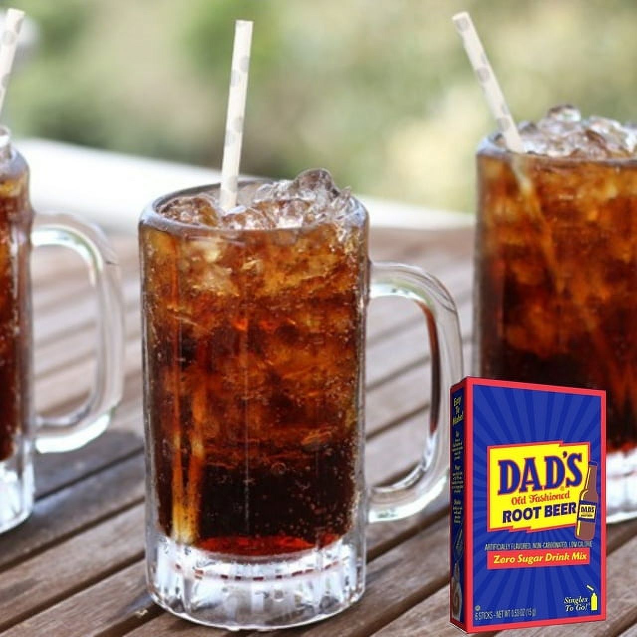 Dad's Old Fashioned Root Beer Drink Mix, 6 packets, 15g/0.5 oz