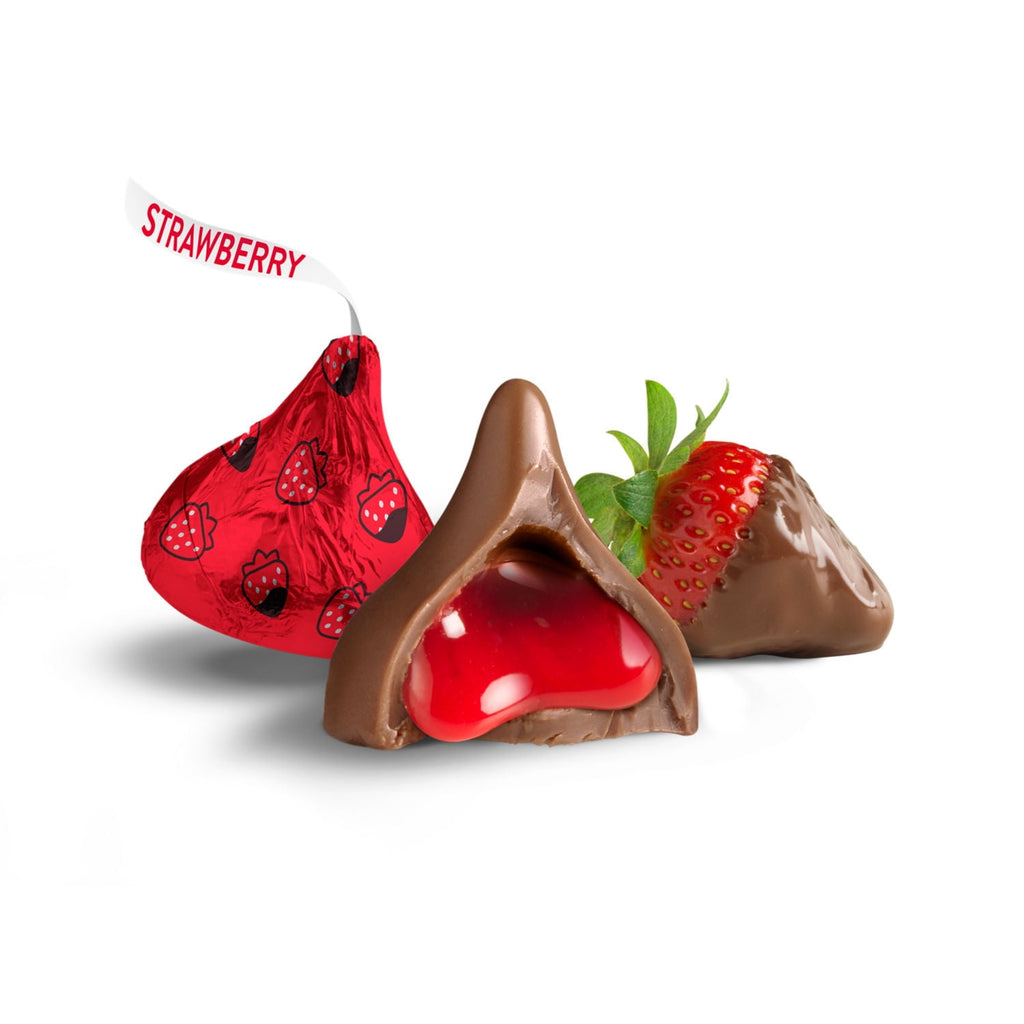 Hershey's Kisses, Chocolate Dipped Strawberry Flavored, 180g/6.3 oz