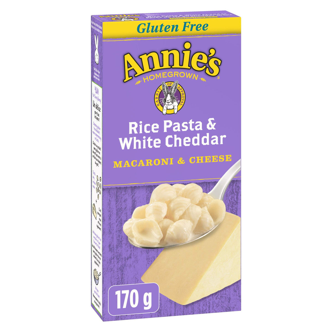 Annie's Homegrown Gluten Free White Cheddar Macaroni & Cheese, 170g/6 oz.