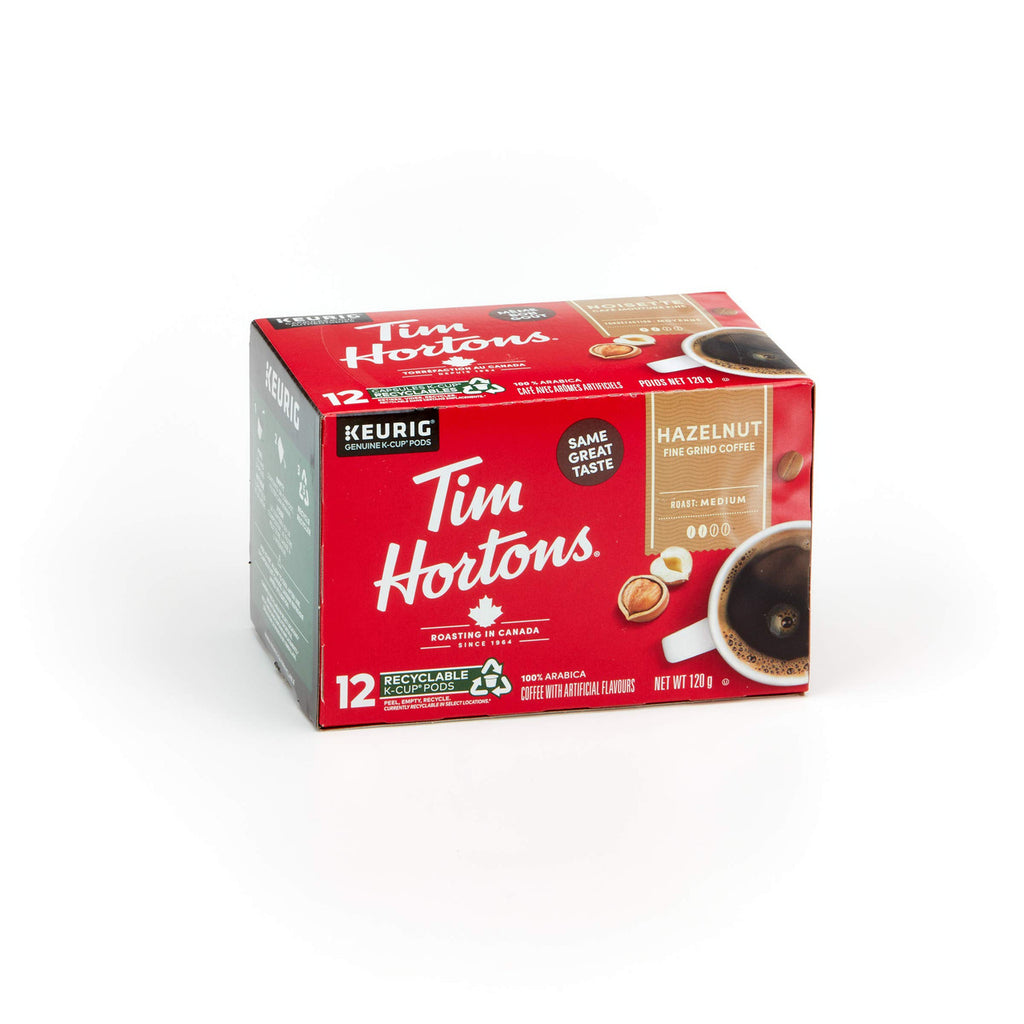 Tim Hortons Hazelnut Coffee K-Cup, 72 T-Discs (6 Boxes of 12 Pods) {Imported from Canada}