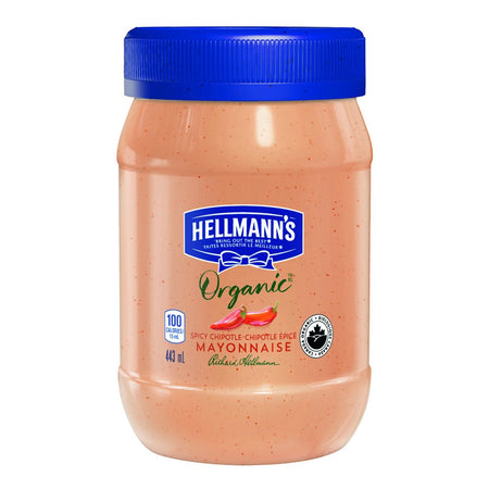 Hellmann's Organic Spicy Chipotle Mayonnaise, 443ml/15 oz., {Canadian}