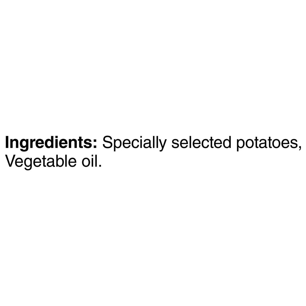 Miss Vickie's Kettle Cooked Unsalted Potato Chips, 200g, ingredients label.