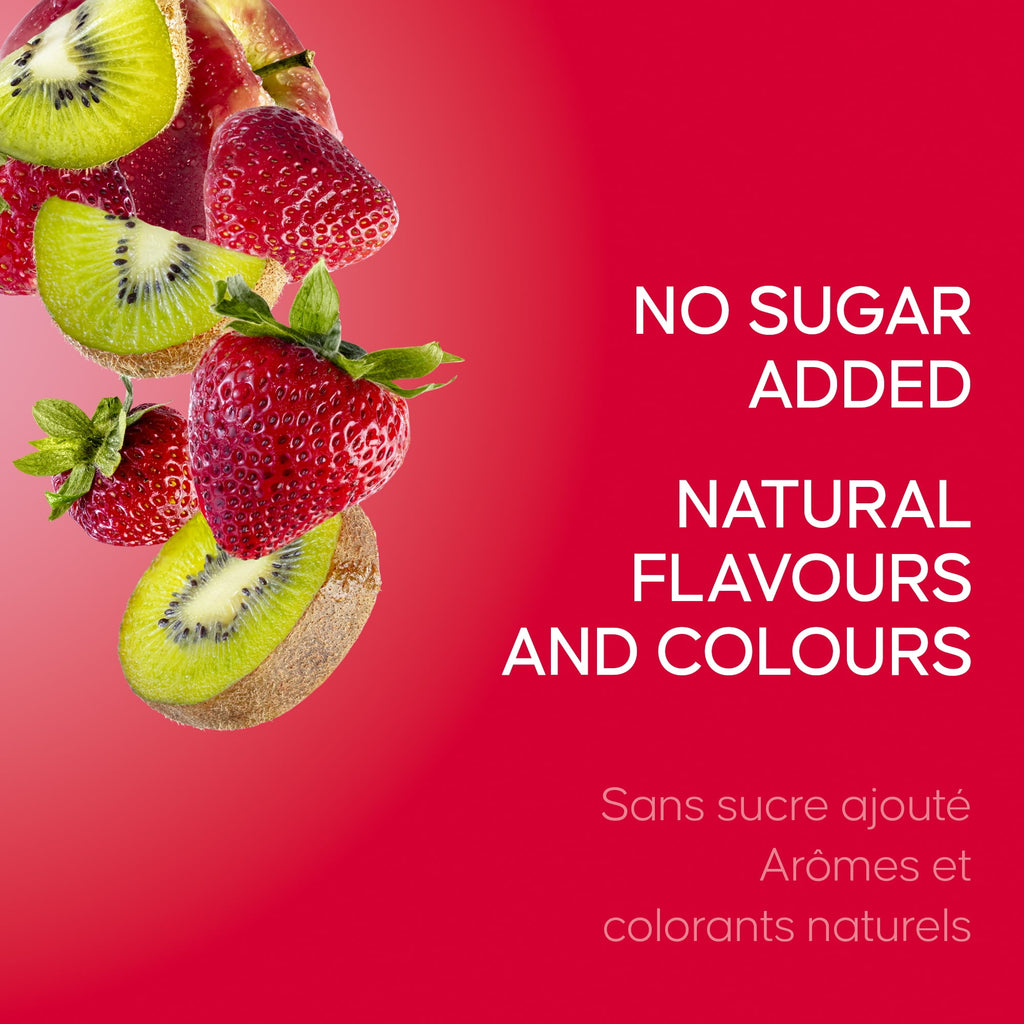 SunRype Fruit Juice, Strawberry Kiwi, No Sugar Added label