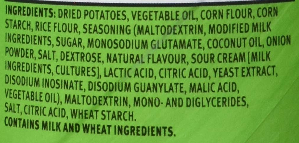 Pringles Sour Cream & Onion Potato Chips, 68g/2.4oz, (12 Pack) (Imported from Canada)