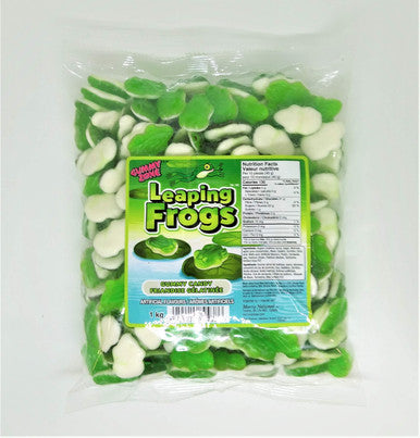 Gummy Zone Leaping Frogs Gummy Candy 1kg (2.2lbs) {Imported from Canada}