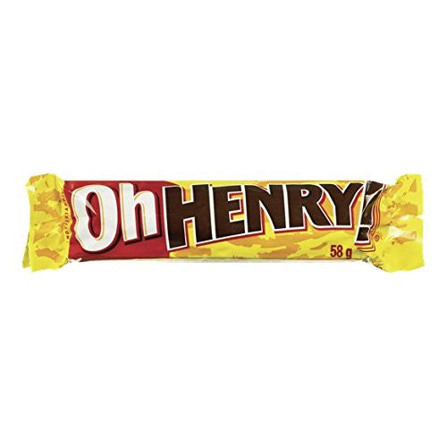 Hershey, Oh Henry Chocolate Bars, 58g/2.04oz/ bar,  Box of 24 {Imported from Canada}
