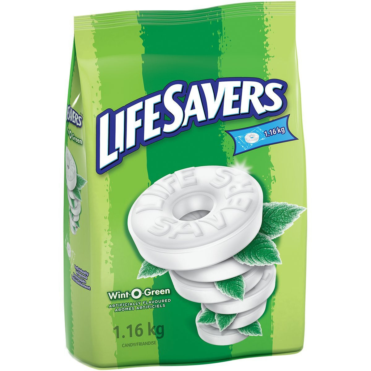 LifeSavers Wint-O-Green Mints, 1.16 Kg/2.55 Pounds {Imported from Canada}