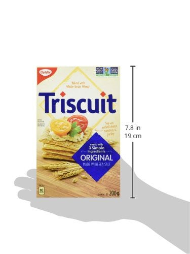 TRISCUIT Crackers, Original Flavour, 1 Box (200g/7.1 oz) {Imported from Canada}